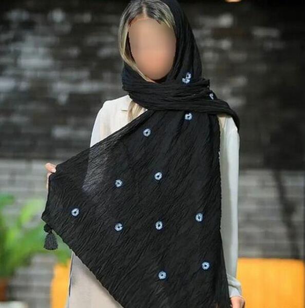 عکس شال دخترانه شیک مشکی