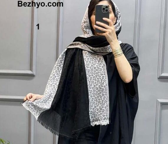عکس شال دخترانه شیک مشکی