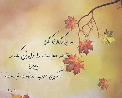 عکس پاییز خدا