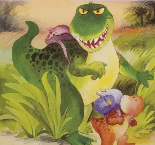 عکس تیرکس کودکانه