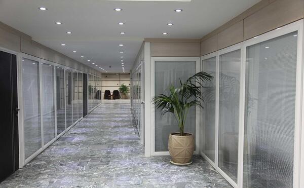 عکس پارتیشن اداری دوجداره
