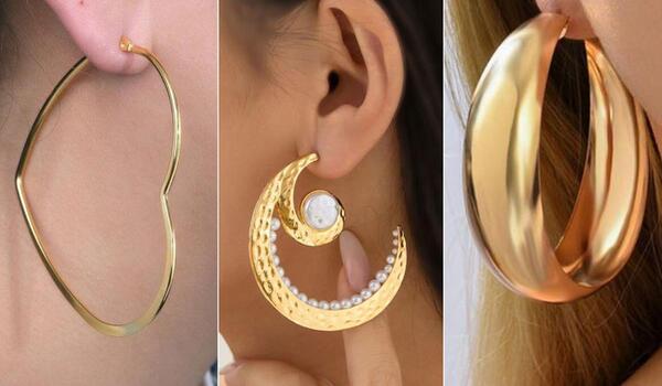 عکس گوشواره حلقه ای