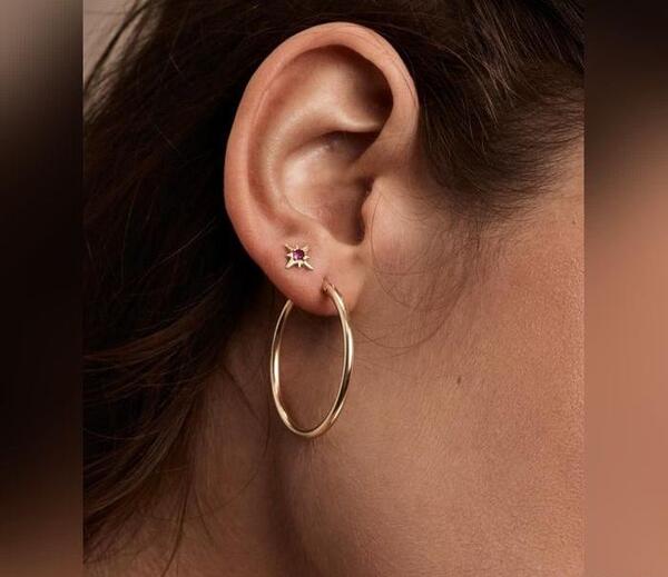 عکس گوشواره حلقه ای