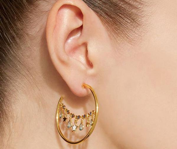 عکس گوشواره حلقه ای
