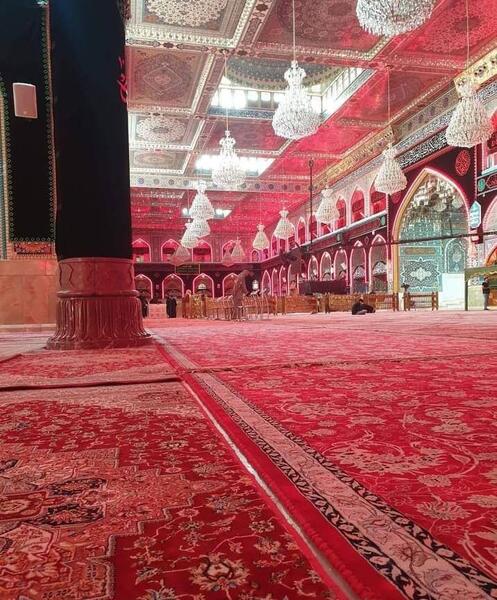 عکس حرم امام حسین به صورت کشتی