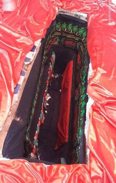 عکس قبر شهید حججی