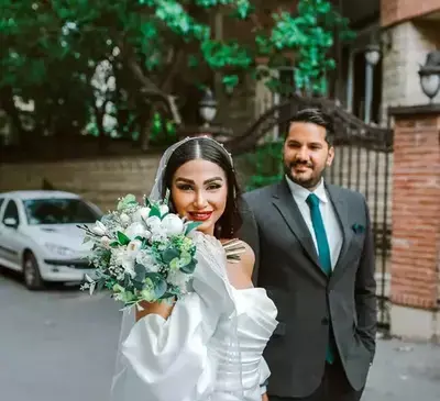 عکس عروس و داماد مدل