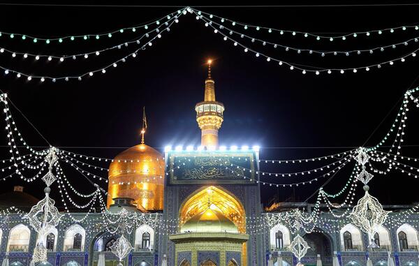 عکس حرم امام رضا امشب