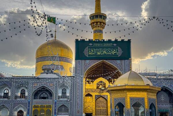 عکس حرم امام رضا امشب
