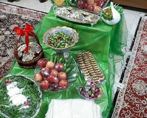 عکس سفره بی بی رقیه
