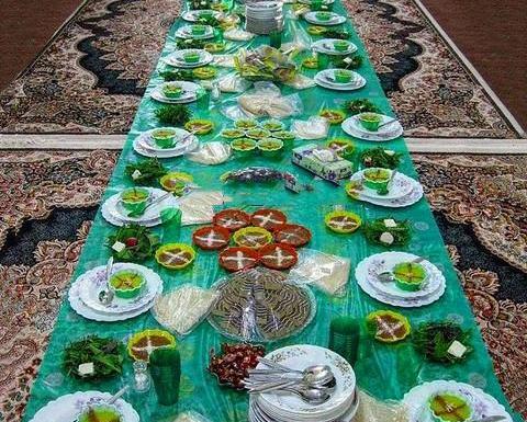 عکس سفره بی بی رقیه