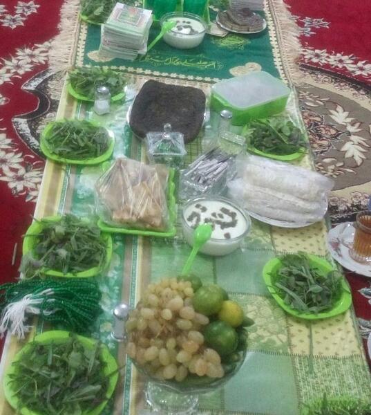 عکس سفره بی بی رقیه