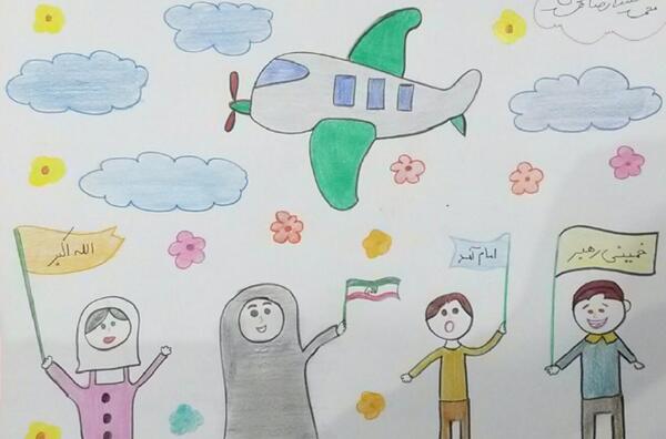 عکس نقاشی زیبا برای دهه فجر