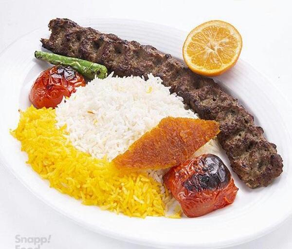 عکس چلو کباب رستورانی