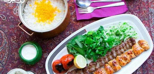 عکس چلو کباب رستورانی