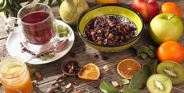 عکس چای میوه