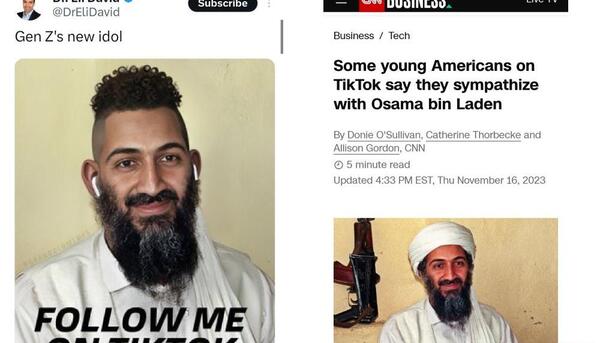 عکس بن لادن پس از مرگ