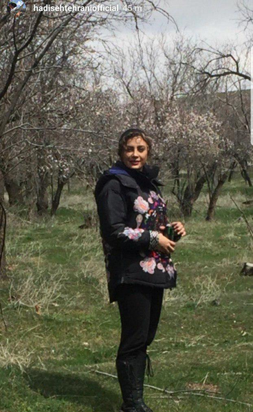 عکس پای حدیثه تهرانی