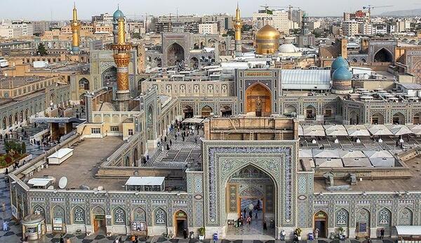عکس حرم امام رضا هوایی