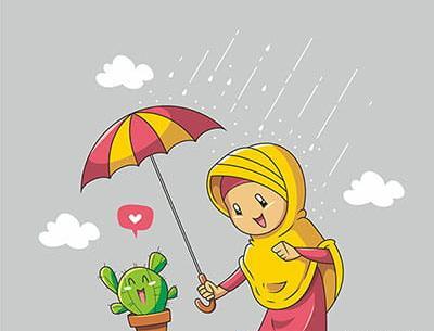عکس وکتور دختر بچه