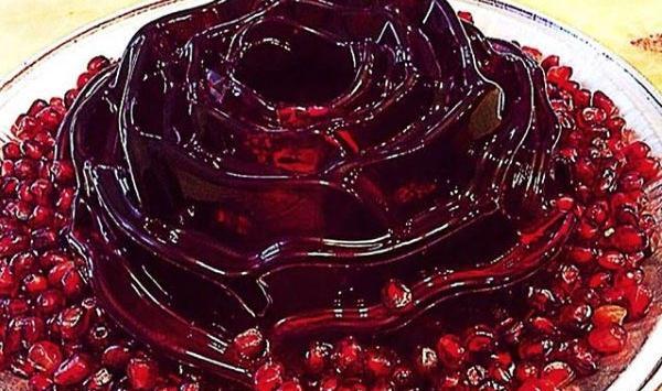 عکس ایده با ژله برای شب یلدا