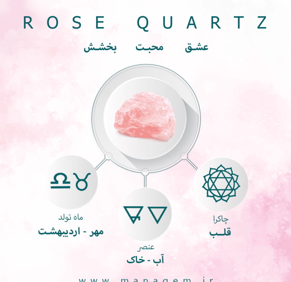عکس سنگ رز کوارتز