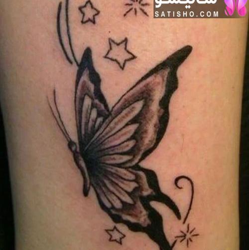 عکس تاتو روی بازو زنانه