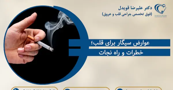 عکس عوارض سیگار کشیدن