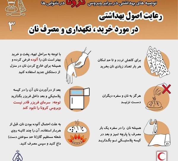 عکس نوشته نکات بهداشتی کرونا