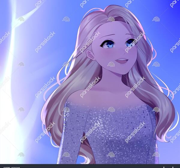 عکس نقاشی دختر السا