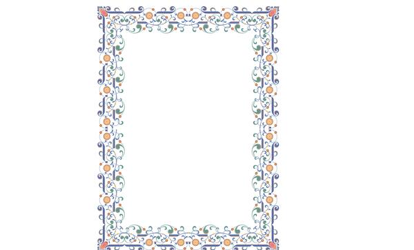 عکس سفید حاشیه دار