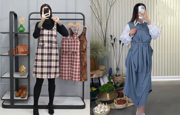 عکس مدل سارافون خانگی زنانه