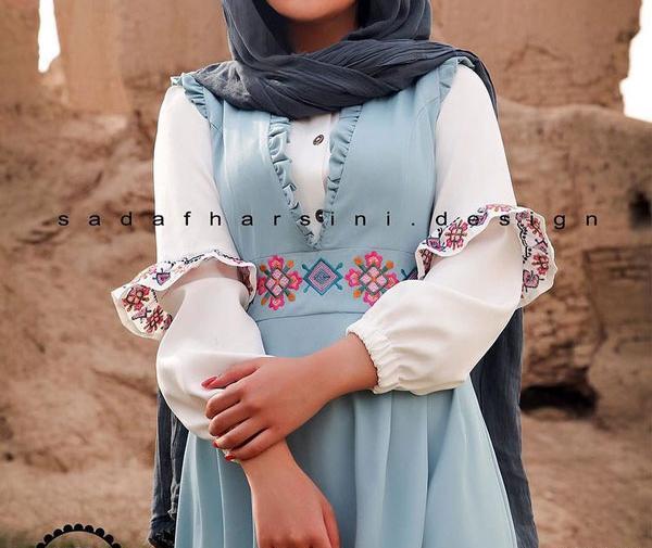 عکس مدل سارافون خانگی زنانه