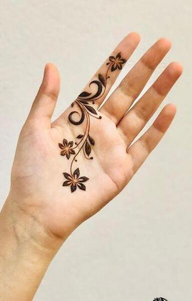 عکس حنای روی دست عروس