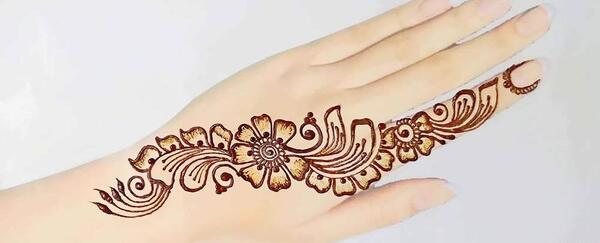 عکس حنای روی دست عروس