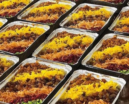 عکس غذای عدس پلو