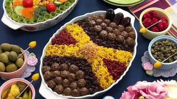 عکس غذای عدس پلو