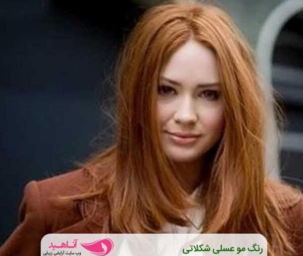 عکس رنگ عسلی روشن