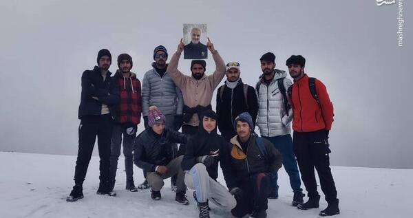 عکس سلیمانی در کشمیر