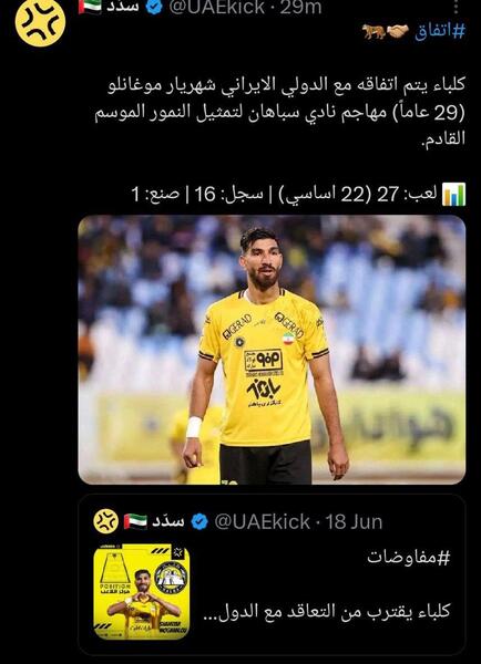 عکس پروفایل شهریار مغانلو