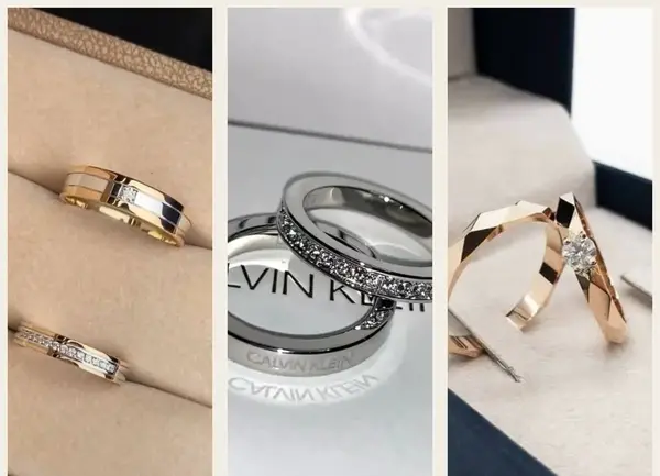 عکس حلقه ازدواج روی گل