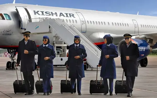 عکس هواپیما کیش ایر