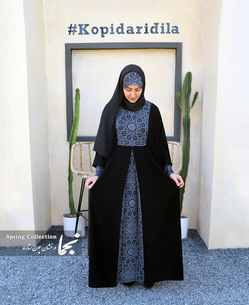 عکس مانتو عبایی بلند