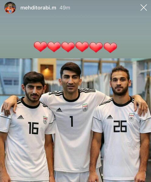 عکس مهدی ترابی در پرسپولیس