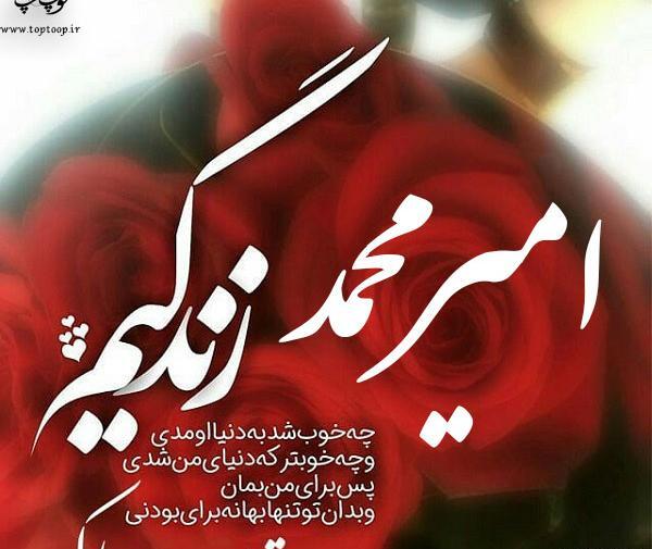 عکس تصاویر تولدت مبارک امیرمحمد جان