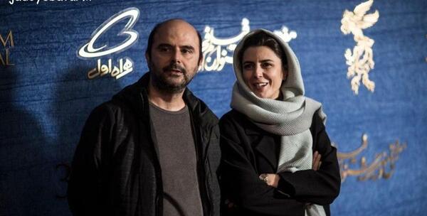عکس لیلا حاتمی و همسرش