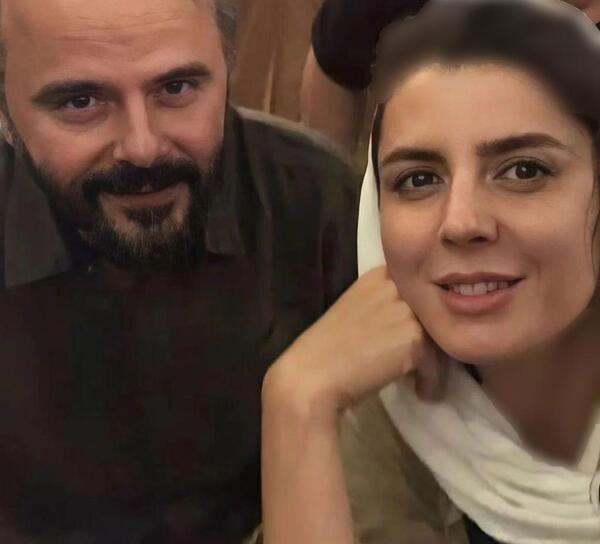 عکس لیلا حاتمی و همسرش