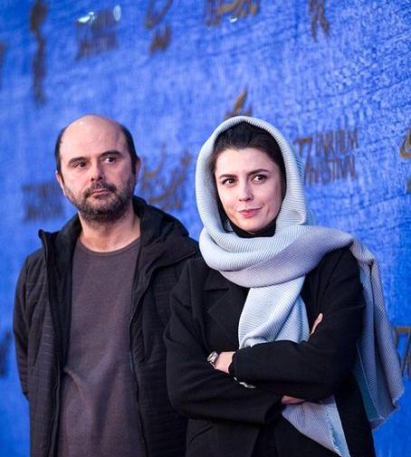 عکس لیلا حاتمی و همسرش