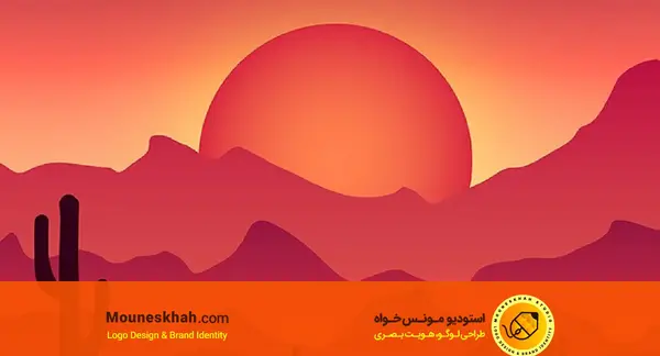 عکس طلوع خورشید از پشت کوه