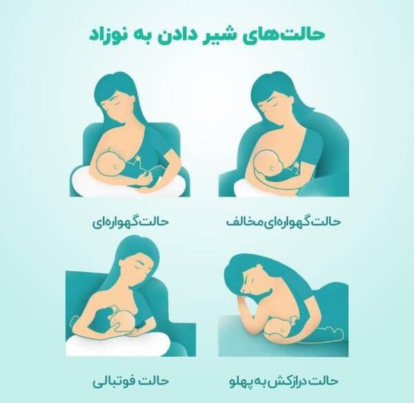 عکس شیر دادن به بچه